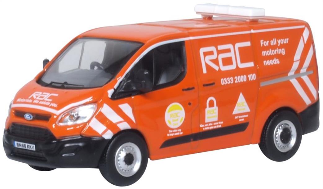 Oxford Diecast 1/76 76CUS003 Ford Transit Custom RAC