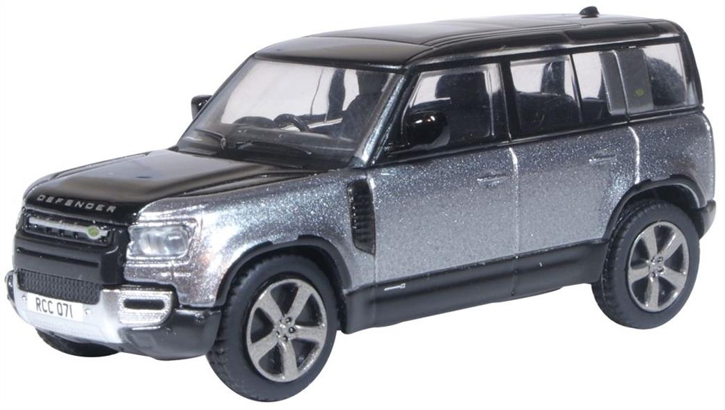 Oxford Diecast 1/76 76ND110X002 New Land Rover Defender 110 Eiger Grey