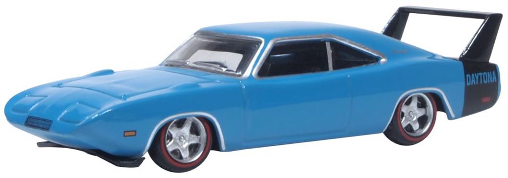 Oxford Diecast 1/87 87DD69004 Dodge Charger Daytona 1969 Bright Blue