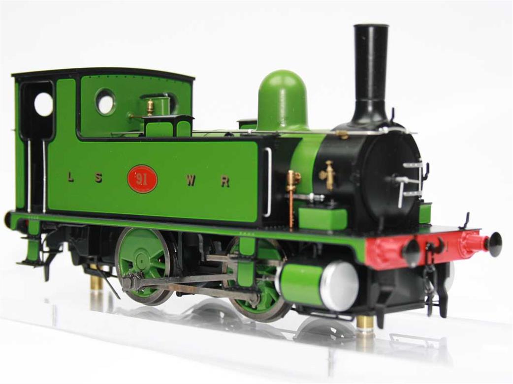 Dapol O Gauge 7S-018-006 L&SWR 91 B4 Class 0-4-0T LSWR Lined Green