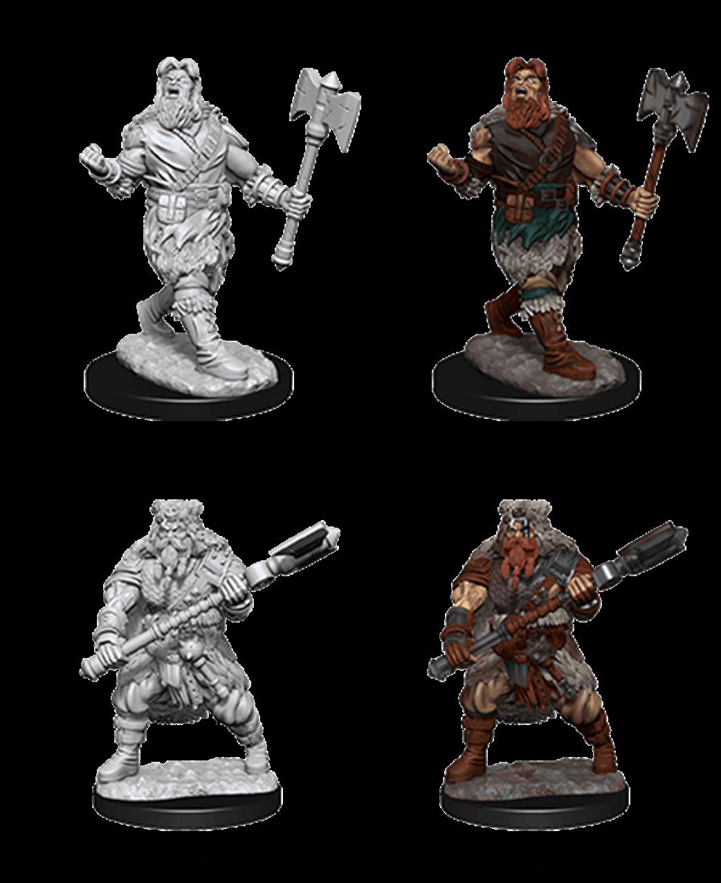 Wizkids  90224 Human Barbarian Male: D&D Nolzur's Marvelous Unpainted Miniatures