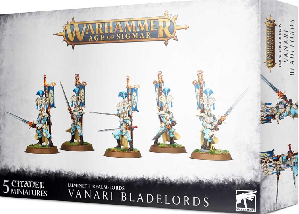 Games Workshop 28mm 87-23 Lumineth Realm-Lords Vanari Bladelords