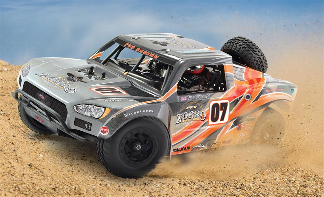 FTX 1/10 FTX5542O Zorro Nitro Trophy Orange 4WD Ready to Run RC Truck