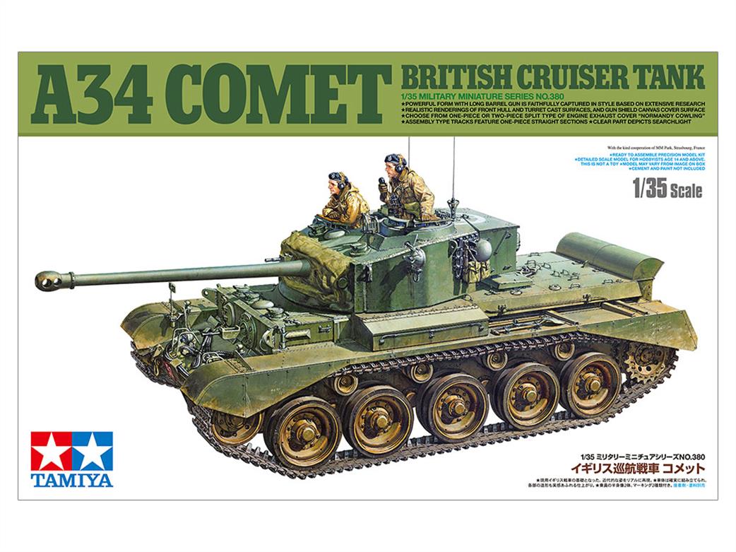 Tamiya 1/35 35380 British Cruiser A34 Comet Tank Kit