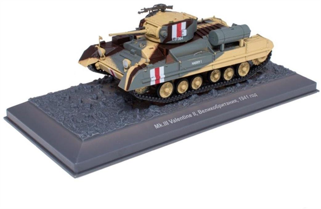 MAG 1/43 MZ16 Valentine II Infantry Tank MKIII 1941 Tank Model