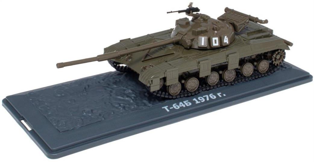 MAG 1/43 MZ04 Russian T-64V 1976 Tank Model