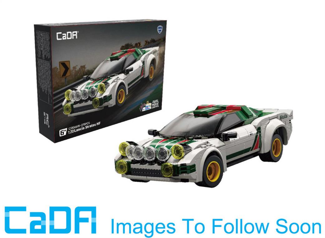 CaDa 1/20 C51066W Lancia Stratos HF 278 Piece Block Model