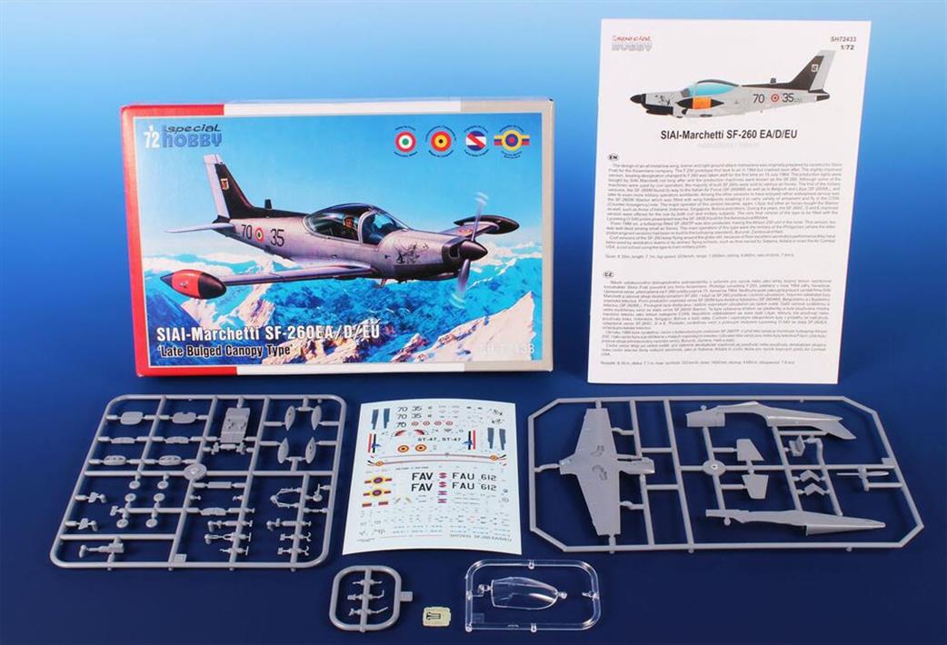 Special Hobby 1/72 SH72433 SIAI Marchetti SF-260EA/D/EU Aeroabtic Trainer