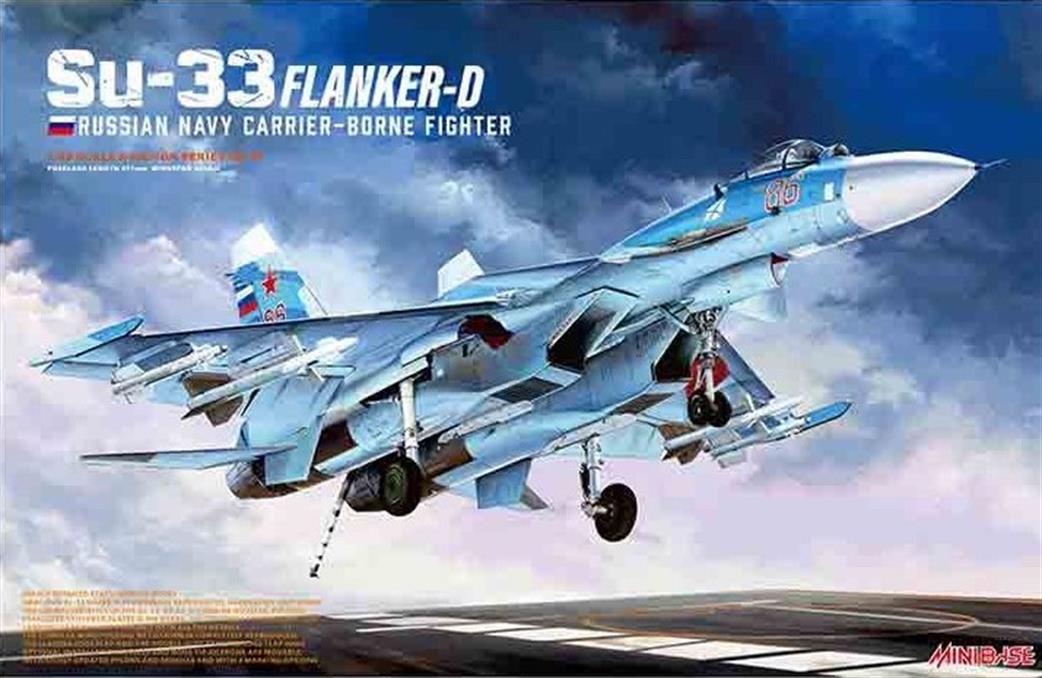 Minibase 1/48 MB8001 Su-33 Flanker D Russian Navy Fighter Quality Plastic Kit