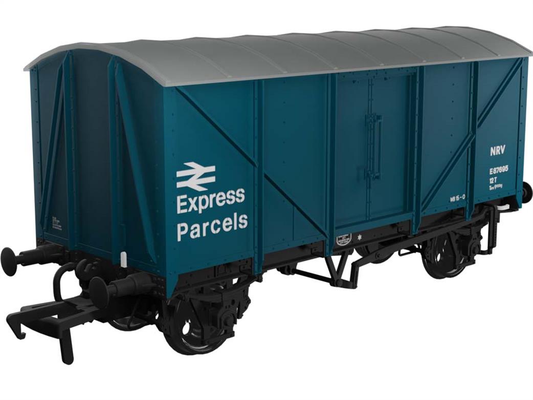 Rapido Trains OO 957009 BR E87695 Diagram 1/801 NRV Express Parcels ex-Fish Van Rail Blue