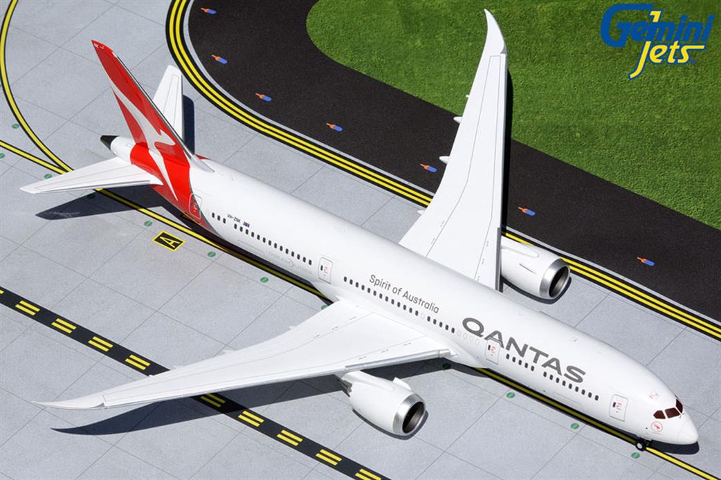 Gemini Jets 1/200 G2QFA983 Qantas Boeing 787-9  VH-ZNK Dreamliner Aircraft Model