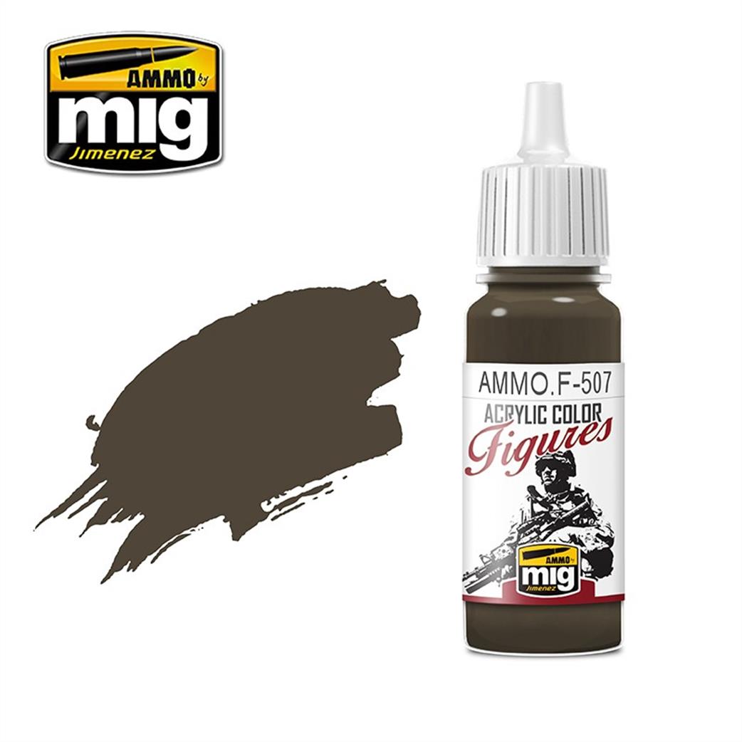 Ammo of Mig Jimenez  Ammo.F-507 Matt Earth FS-34088 17ml Acrylic Color Figures Paint