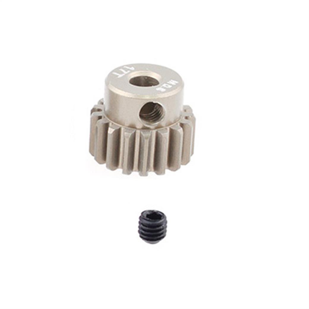 Fastrax  FASTM6-17 17 Tooth Pinion Gear Aluminium