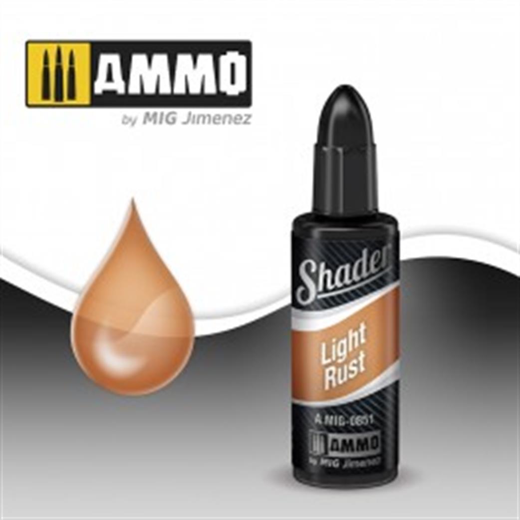 Ammo of Mig Jimenez  A.MIG-0851 Light Rust Shader 10ml Pot