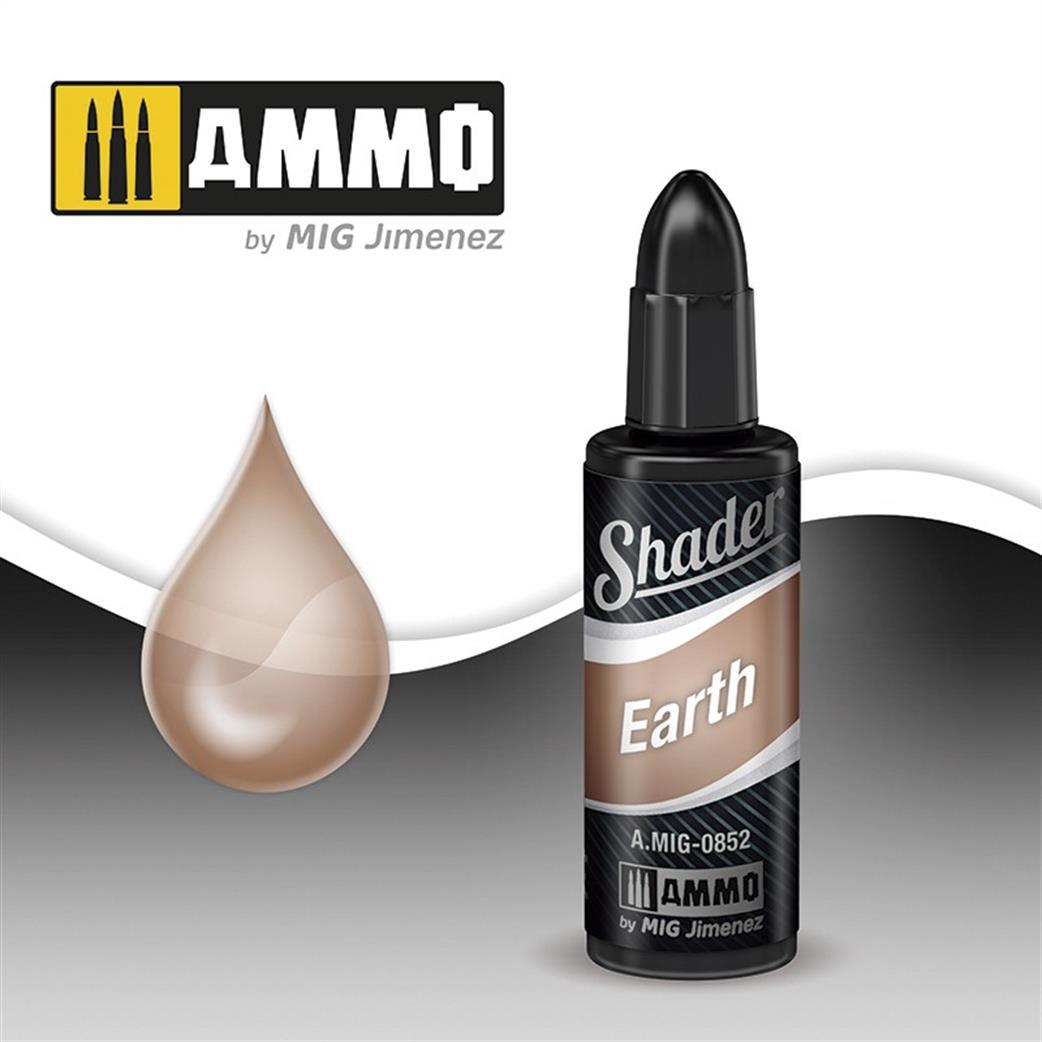 Ammo of Mig Jimenez  A.MIG-0852 Earth Shader 10ml Pot