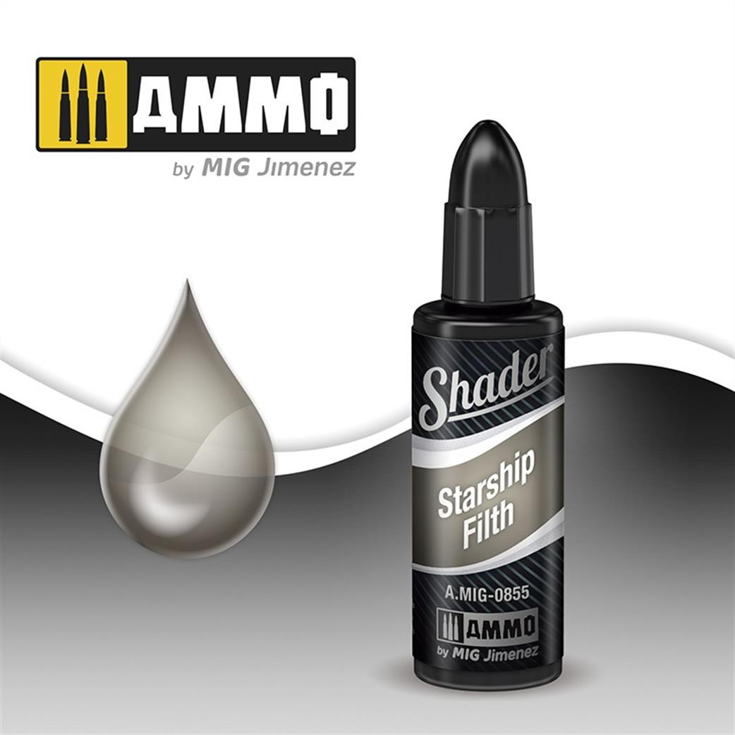 Ammo of Mig Jimenez  A.MIG-0855 Starship Filth Shader 10ml Pot