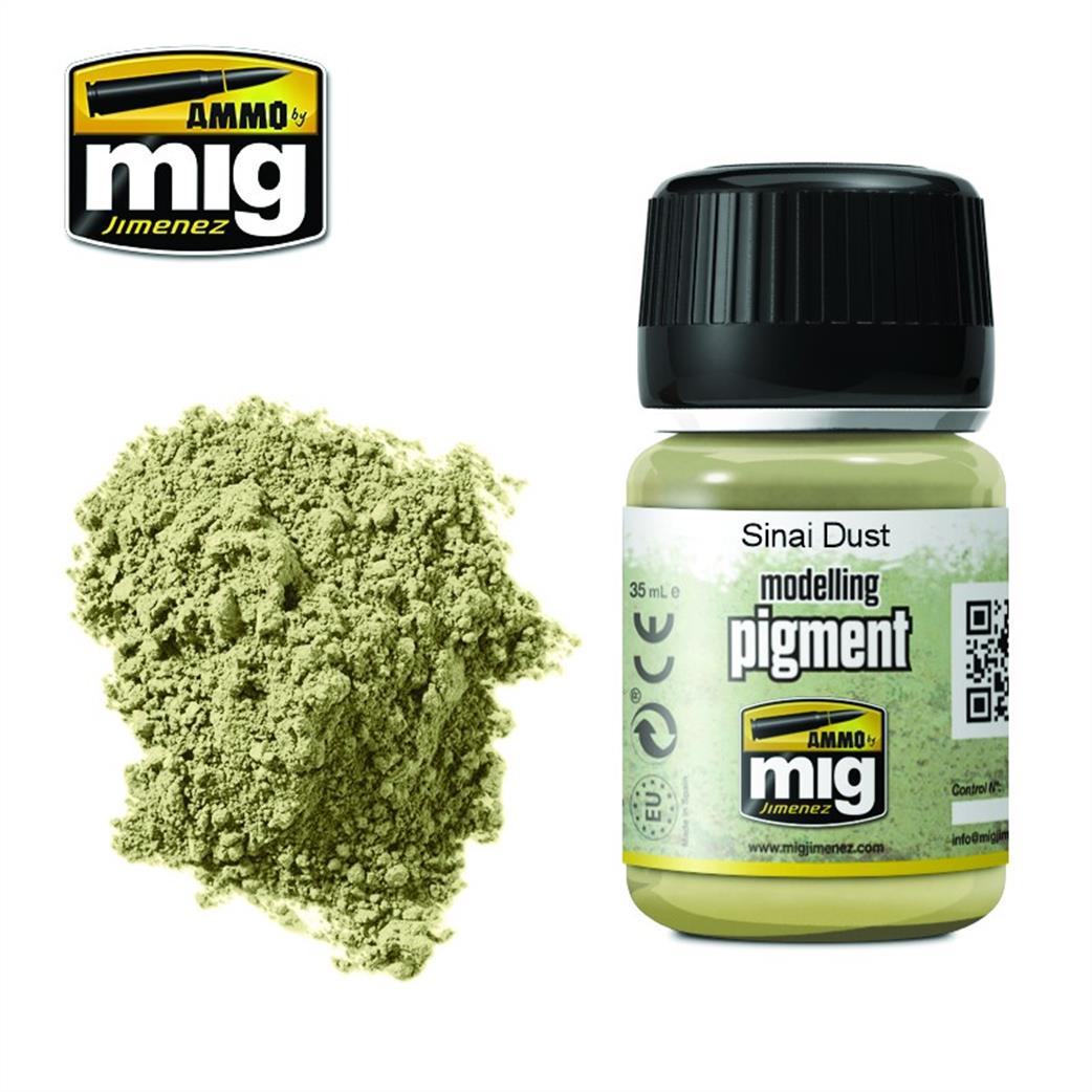 Ammo of Mig Jimenez  A.MIG-3023 Sinai Dust Weathering Pigment 35ml Jar