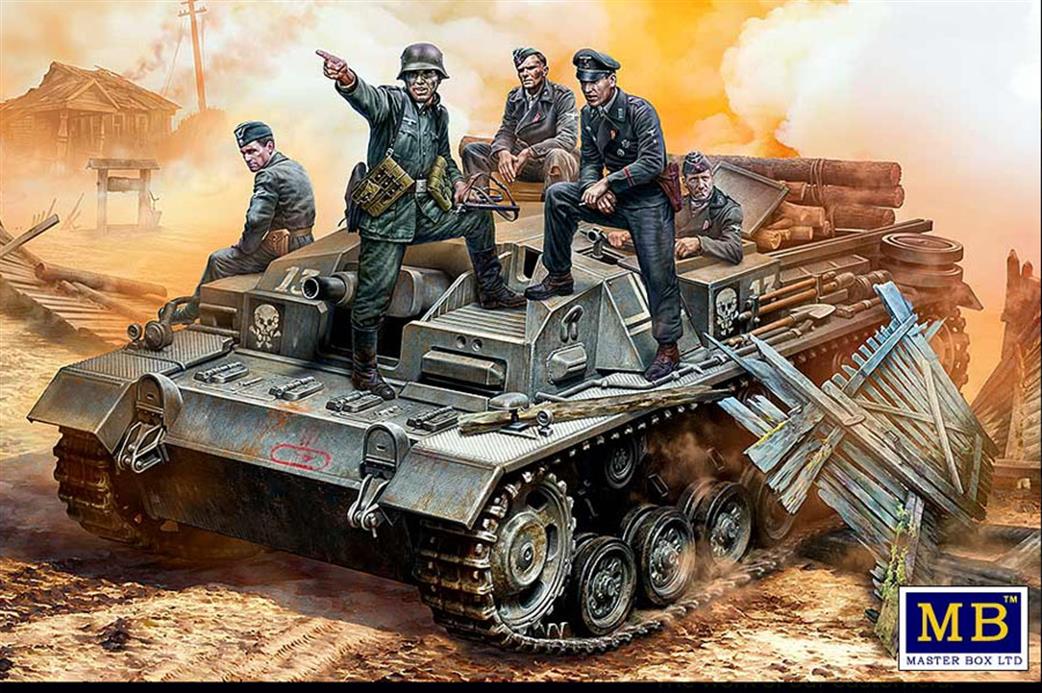 Master Box Ltd 1/35 35208 Their Position is behind That Forest German Stug III Crew