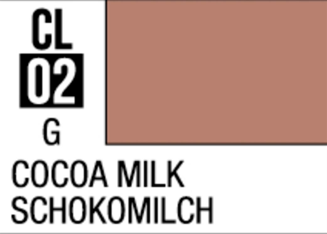 Gunze Sangyo  CL02 Mr Color Lascivus Figure Base Coat Cocoa Milk 10ml Glass Bottle