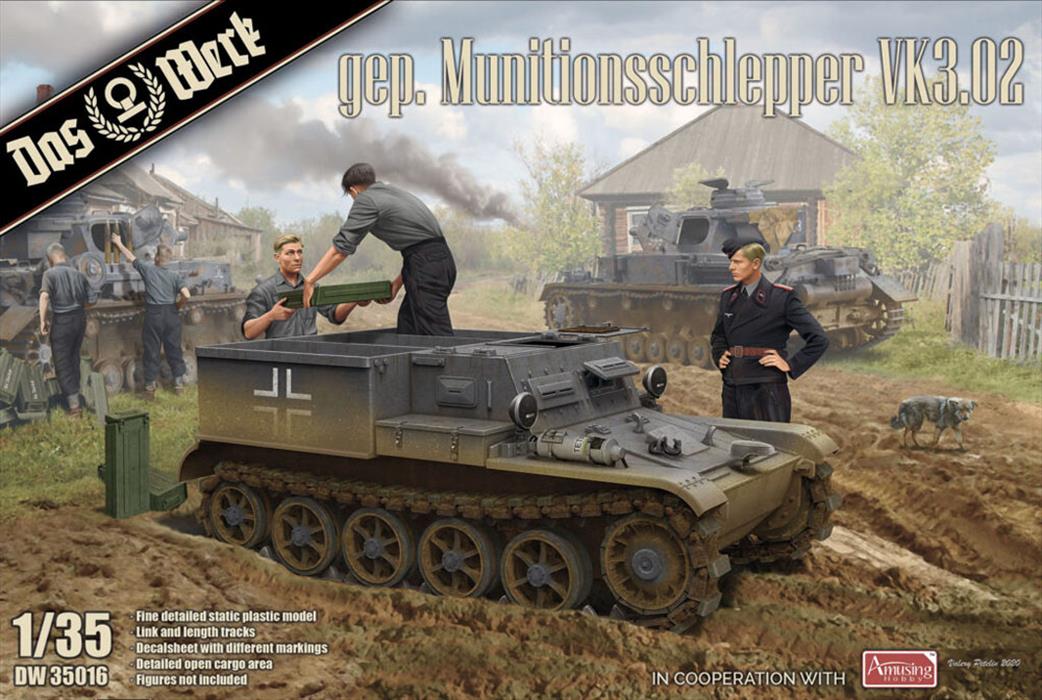 Das Werk 1/35 DW35016 Gepanzerter Munitionsschlepper VK3.02