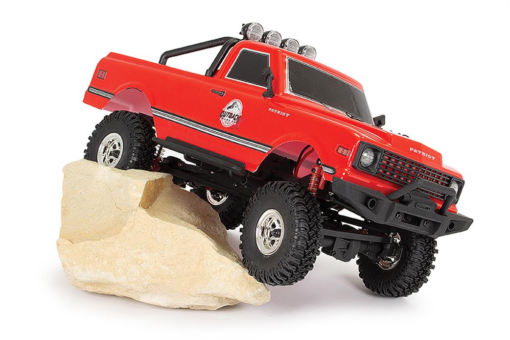 FTX 1/24 FTX5522R OUTBACK MINI X PATRIOT 1:18 TRAIL READY-TO-RUN RED