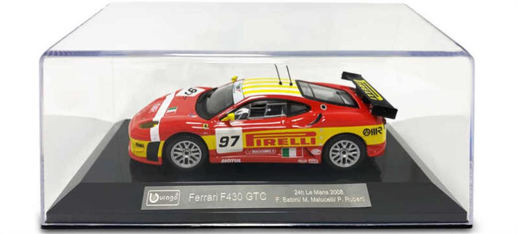 Burago 1/43 B18-36303 Ferrari Racing 430 Gt2 2008 Diecast Model