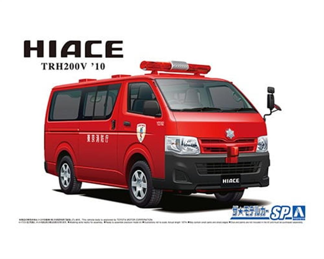 Aoshima 1/24 05816 Toyota HIACE TRH200V 2010 Fire Dept. Wagon Kit