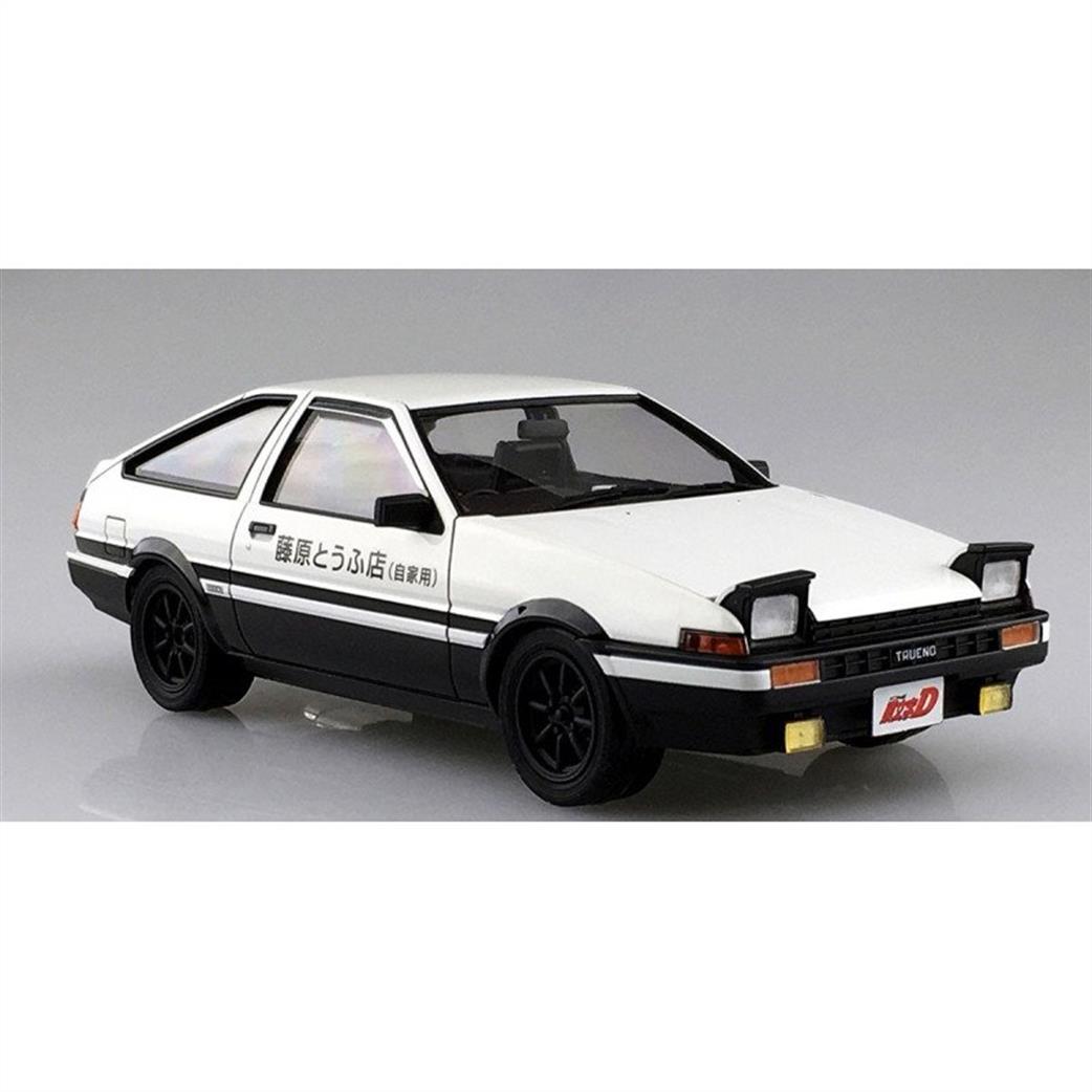 Aoshima 1/24 05960 Initial-D Takimi AE86 Trueno Car Kit with figure