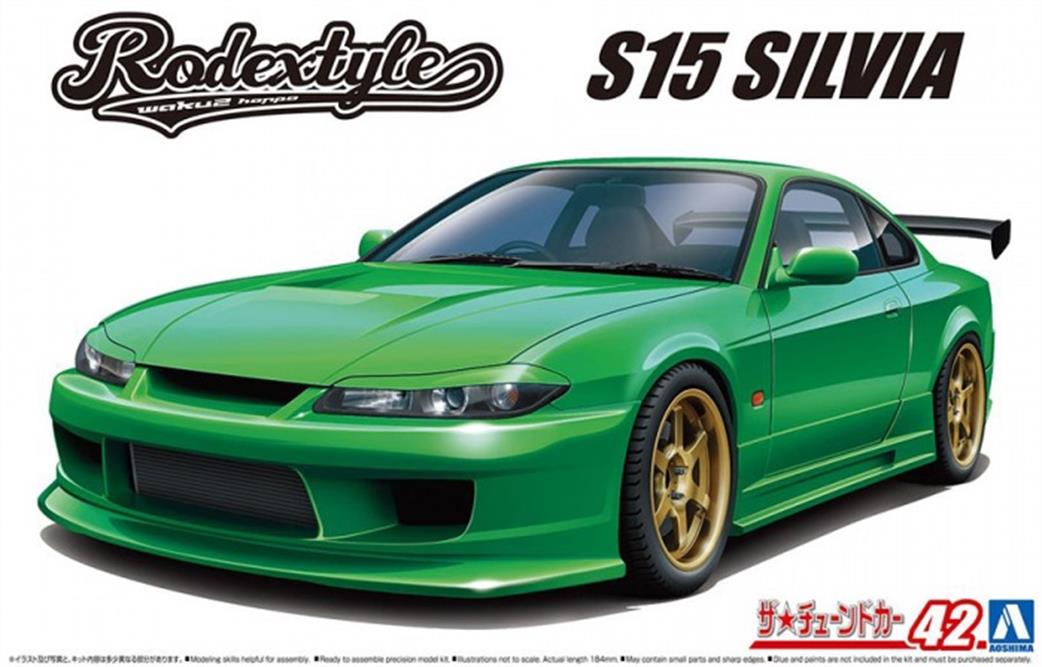 Aoshima 1/24 06148 Rodextyle Nissan S15 Silvia Car Kit