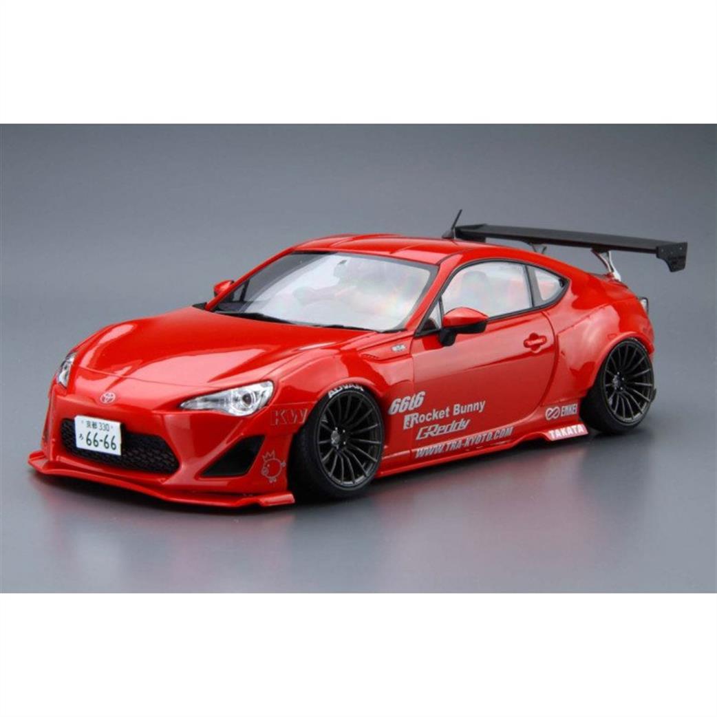 Aoshima 1/24 06186 Greedy & Rocket Toyota GT86 ENKEI Version Car Kit