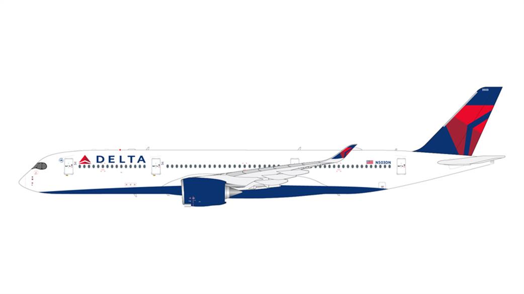 Gemini Jets 1/200 G2DAL1334 Delta Airlines Airbus A350-900 N503DN Airliner