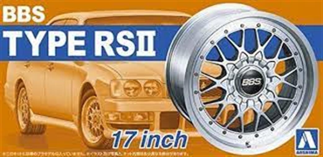 Aoshima 1/24 05241 BBS TYPE RSII 17Inch Wheels