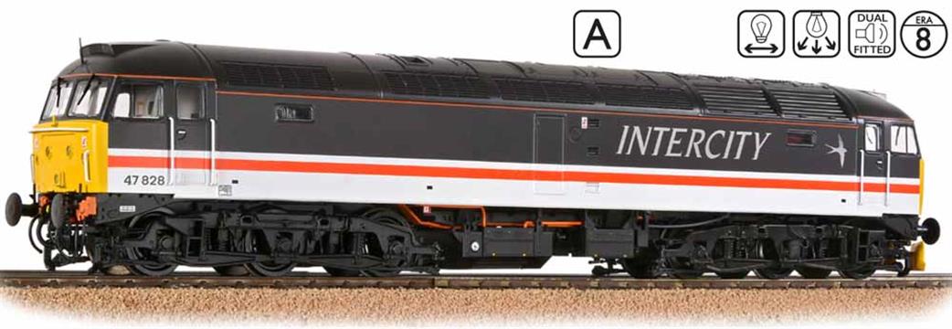 Bachmann OO 35-413 BR 47828 Class 47/4 InterCity Swallow Livery New High-Spec Tooling