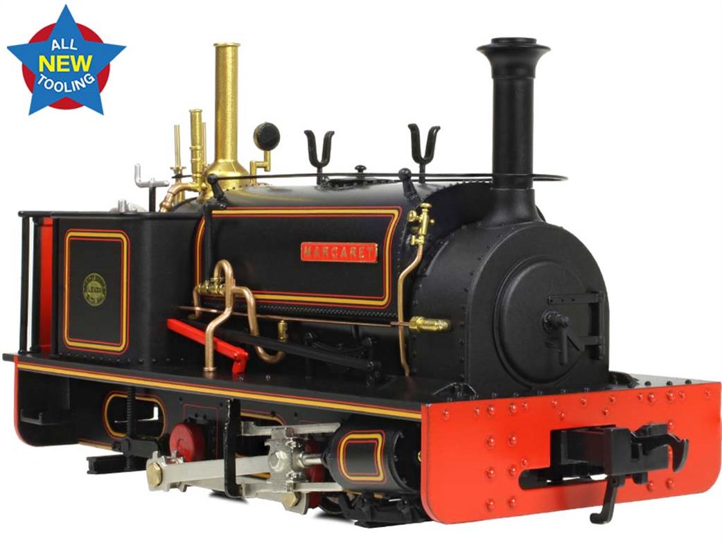 Bachmann O-16.5 71-027 Margaret Penrhyn Small Quarry Class Hunslet 0-4-0ST Lined Black