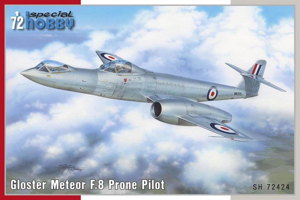 Special Hobby 1/72 72424 Gloster Meteor F8 Prone pilot