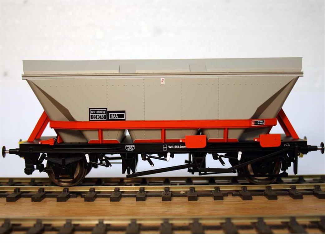 Dapol O Gauge 7F-048-101 HAA Merry-Go Round MGR Hopper Wagon 351678 Red Cradle Top Canopy