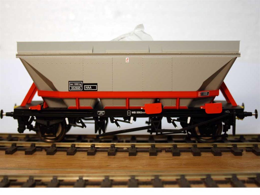 Dapol O Gauge 7F-048-102 HAA Merry-Go Round MGR Hopper Wagon 352695 Red Cradle Top Canopy