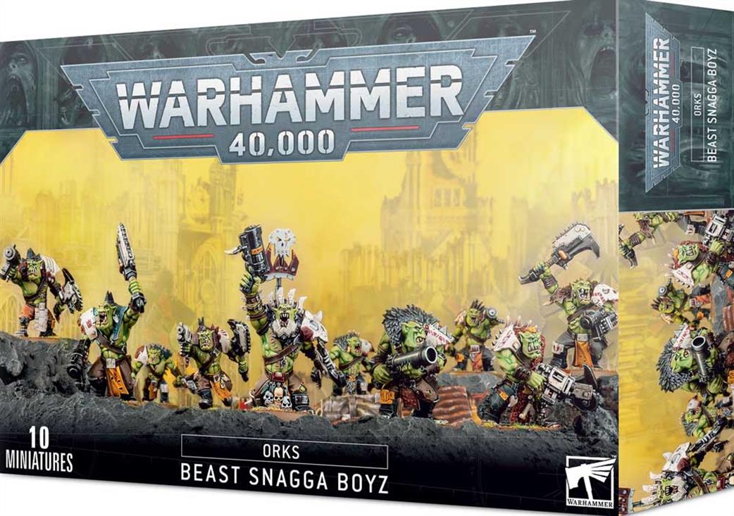 Games Workshop 28mm 50-51 Orks Beast Snagga Boyz