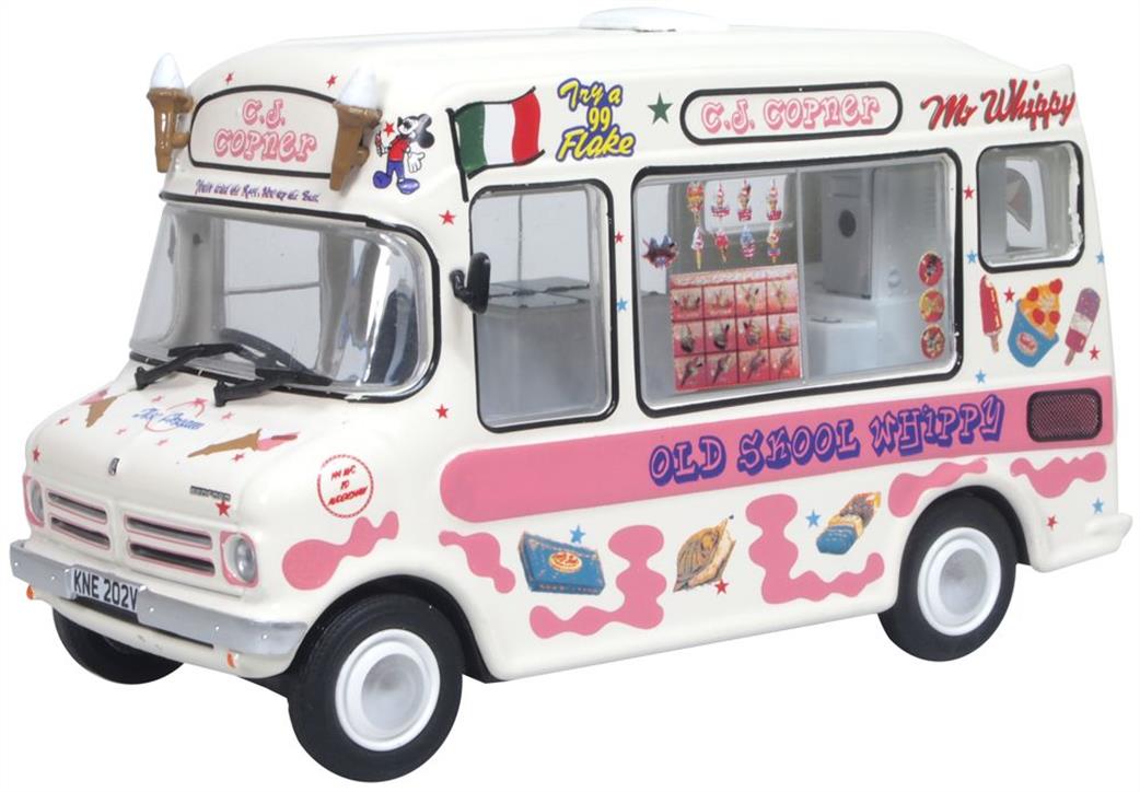 Oxford Diecast 1/43 43CF005 Bedford CF Ice Cream Van C J Copner