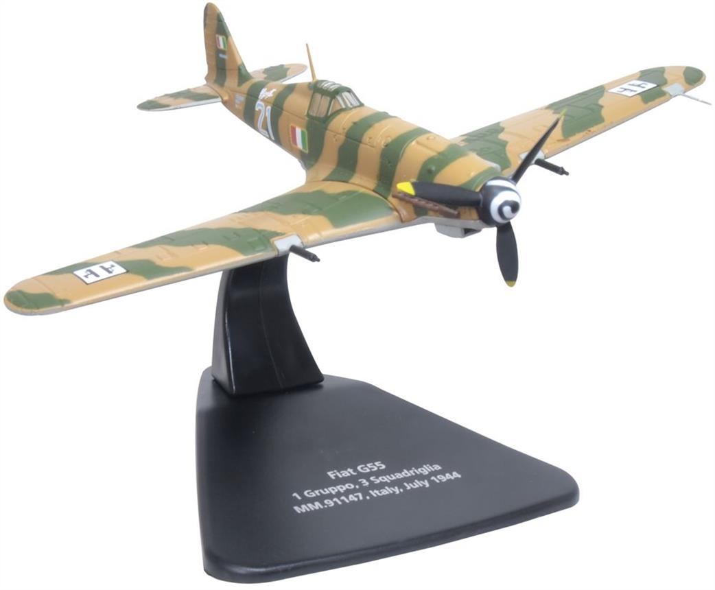 Oxford Diecast 1/72 AC112 Fiat G55 Cantauro Montefusco-Bonet Squadron 1944