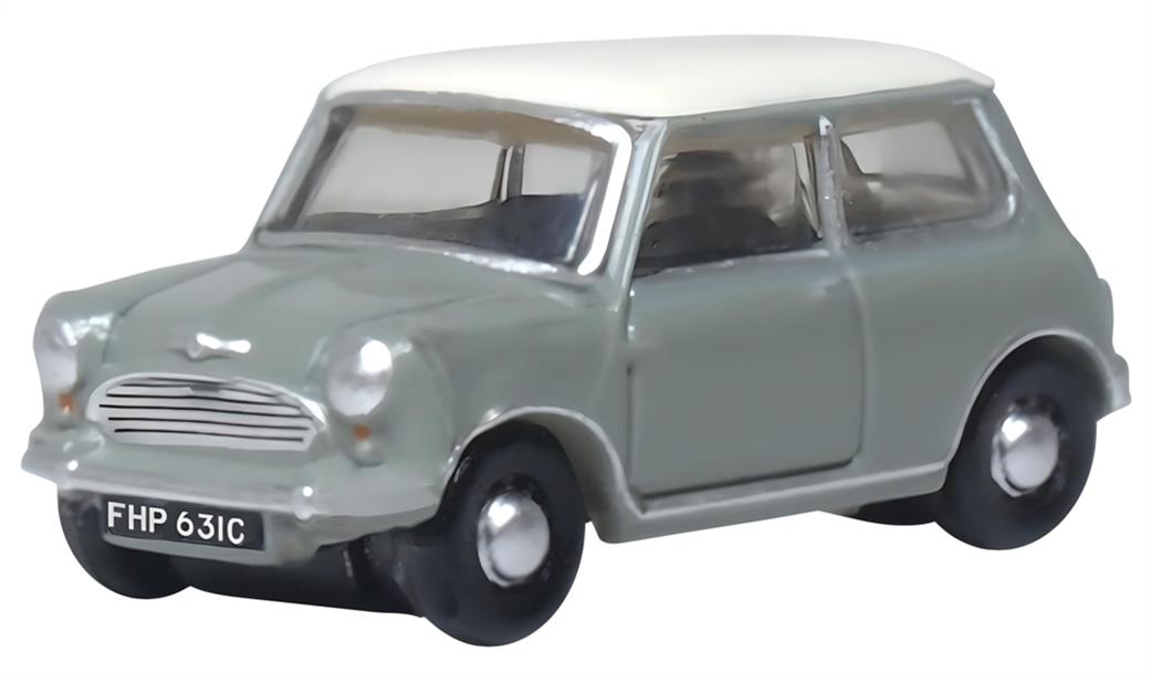 Oxford Diecast 1/148 NMN009 Classic Mini Tweed Grey/OEM