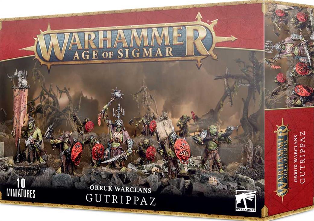 Games Workshop 28mm 89-70 Orruk Warclans Gutrippaz