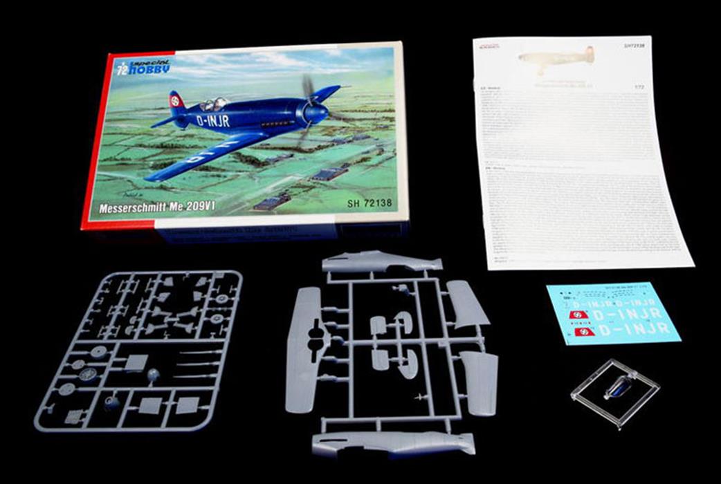 Special Hobby 1/72 SH72138 Messerschmitt Me 209V1