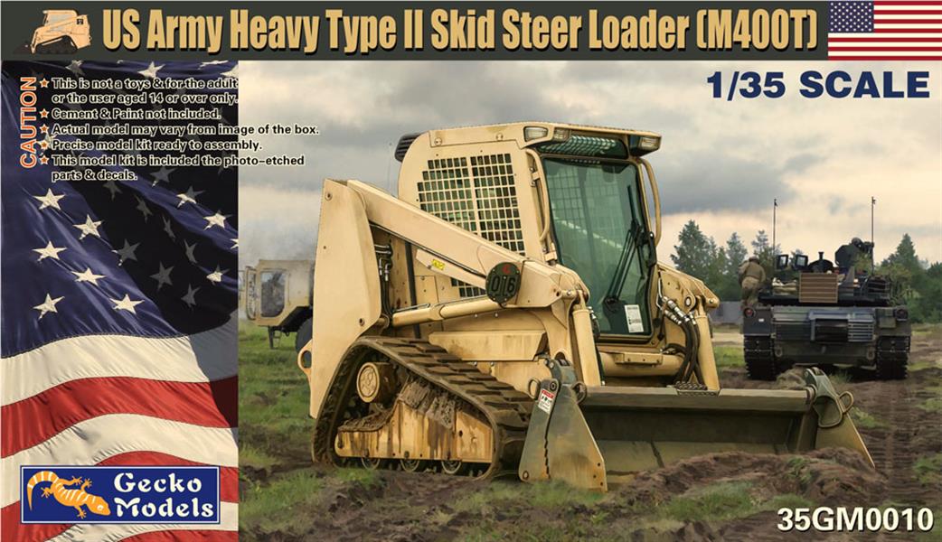 Gecko Models 1/35 35GM0010 US Army Light Type 2 Skid Steer Loader M400T Kit