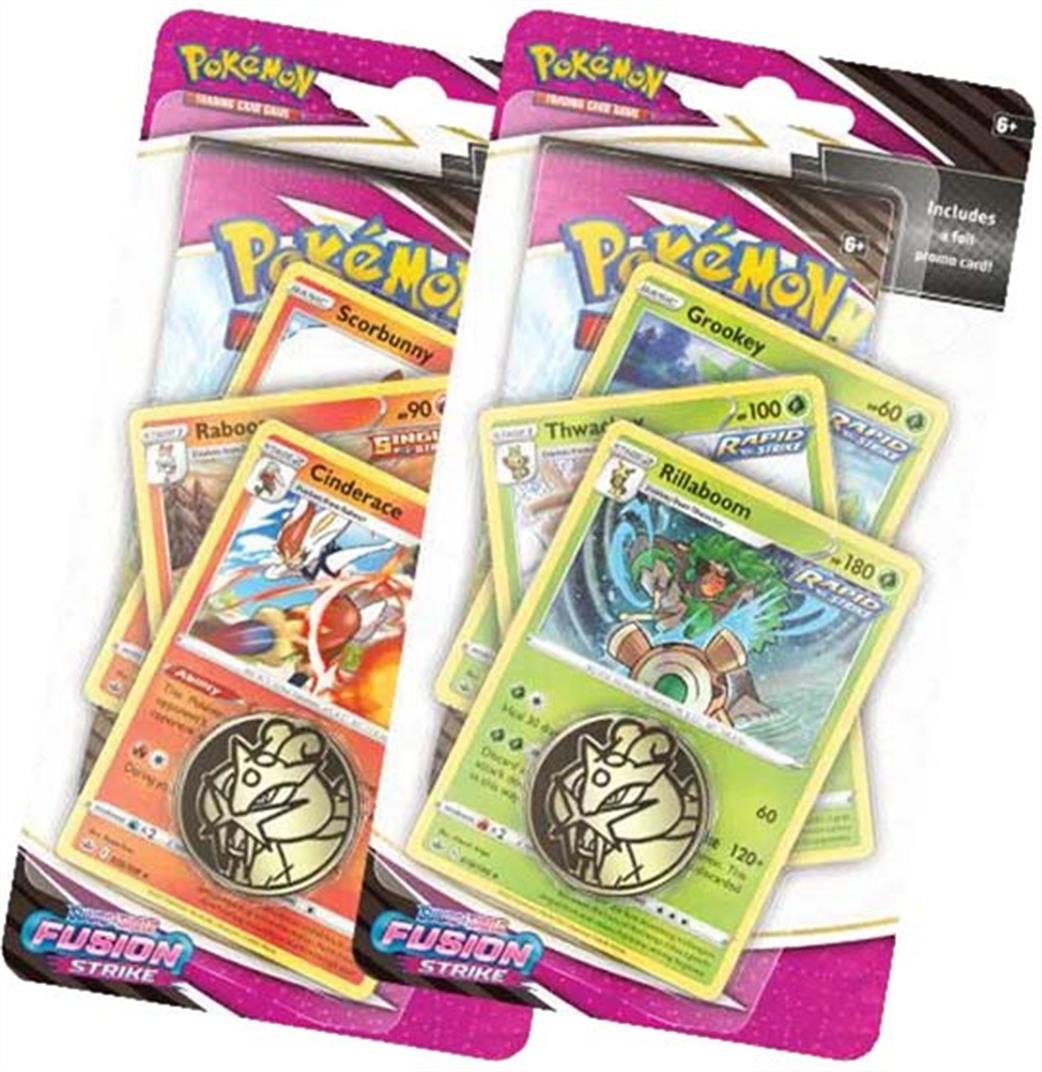 Nintendo  179-80924 Pokemon S&S Fusion Strike Premium Checklane Blister