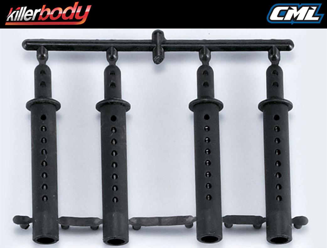 Killerbody 1/10 48105 Body Post Extenders Pack of 4