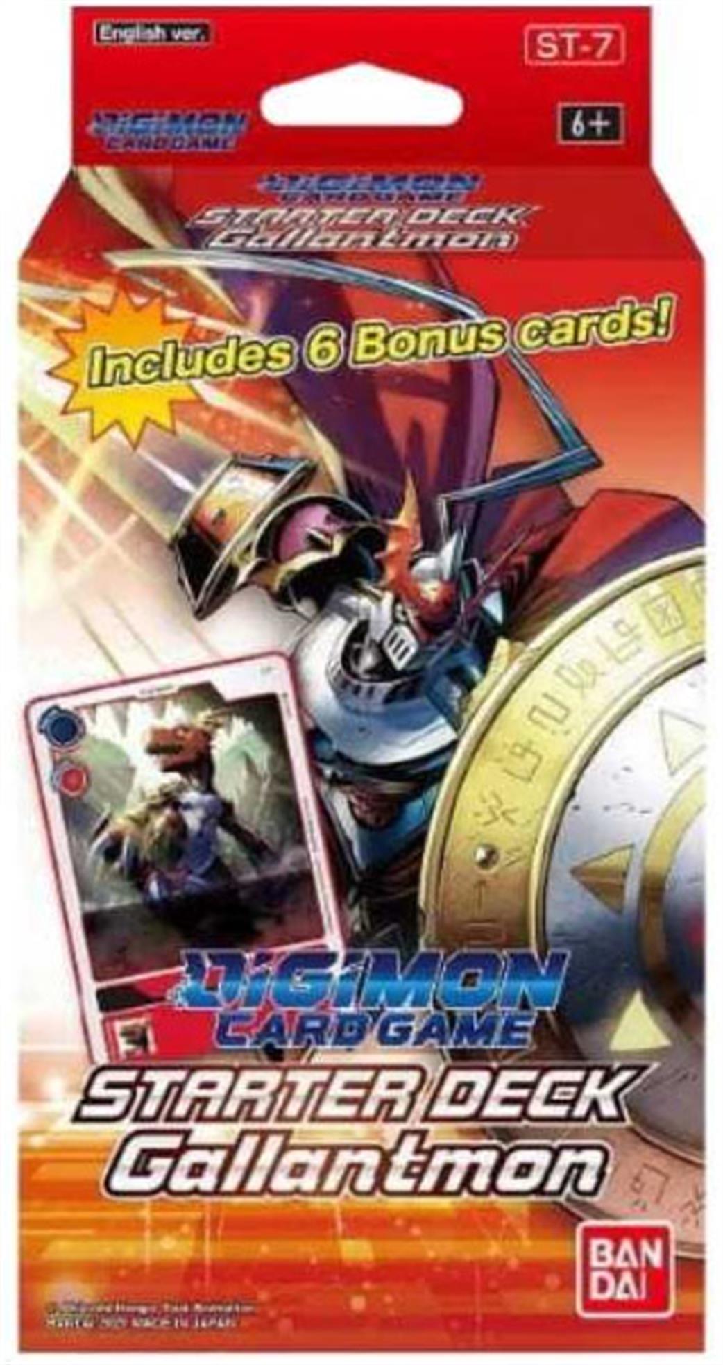 Bandai  ST-7 Digimon Gallantmon Starter Deck