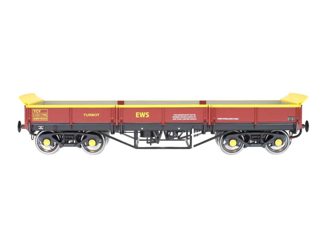 Dapol O Gauge 7F-043-011 EWS Turbot Bogie Ballast Wagon EWS Maroon DB978255