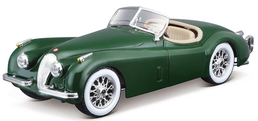 Burago 1/24 B18-22018 1951 Jaguar XK 120 Diecast Model