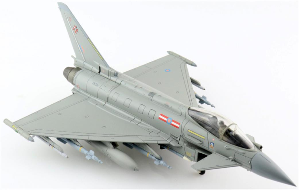 Hobby Master 1/72 HA6616B Eurofighter Typhoon FGR4 ZK301/D, 1435 Flight, RAF Mount Pleasant, Falkland Islands, 2015 (with air to air missiles + Paveway IV bombs x 4)